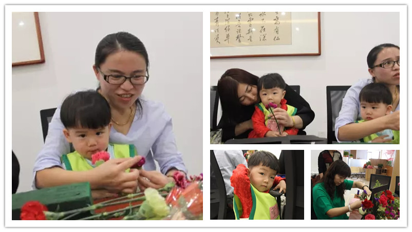 BBunion国际早教鄂尔多斯中心：插花艺术，为妈妈献朵花